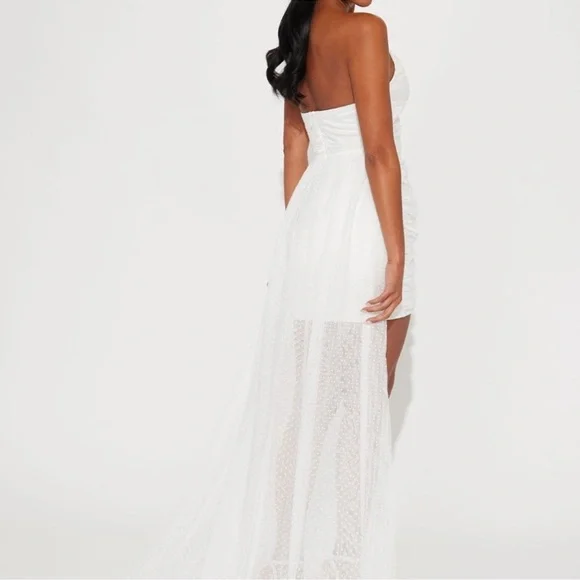 NEW! Fashion Nova White Dress - Picture 3 of 7